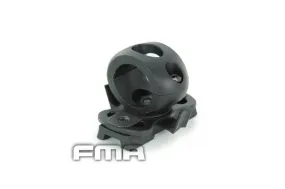 0.83'' / 21 mm Flashlight helmet mount – black