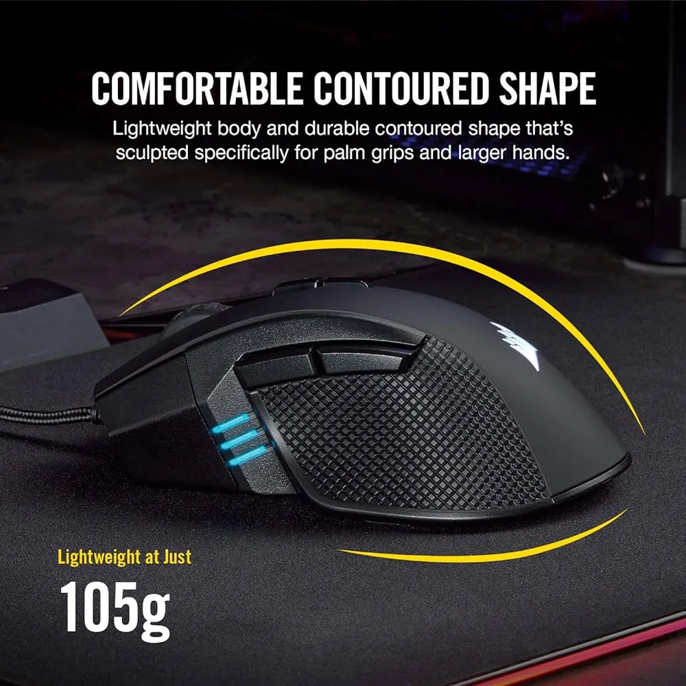 [12月聖誕優惠] Corsair IRONCLAW RGB FPS/MOBA Gaming Mouse CH-9307011-AP