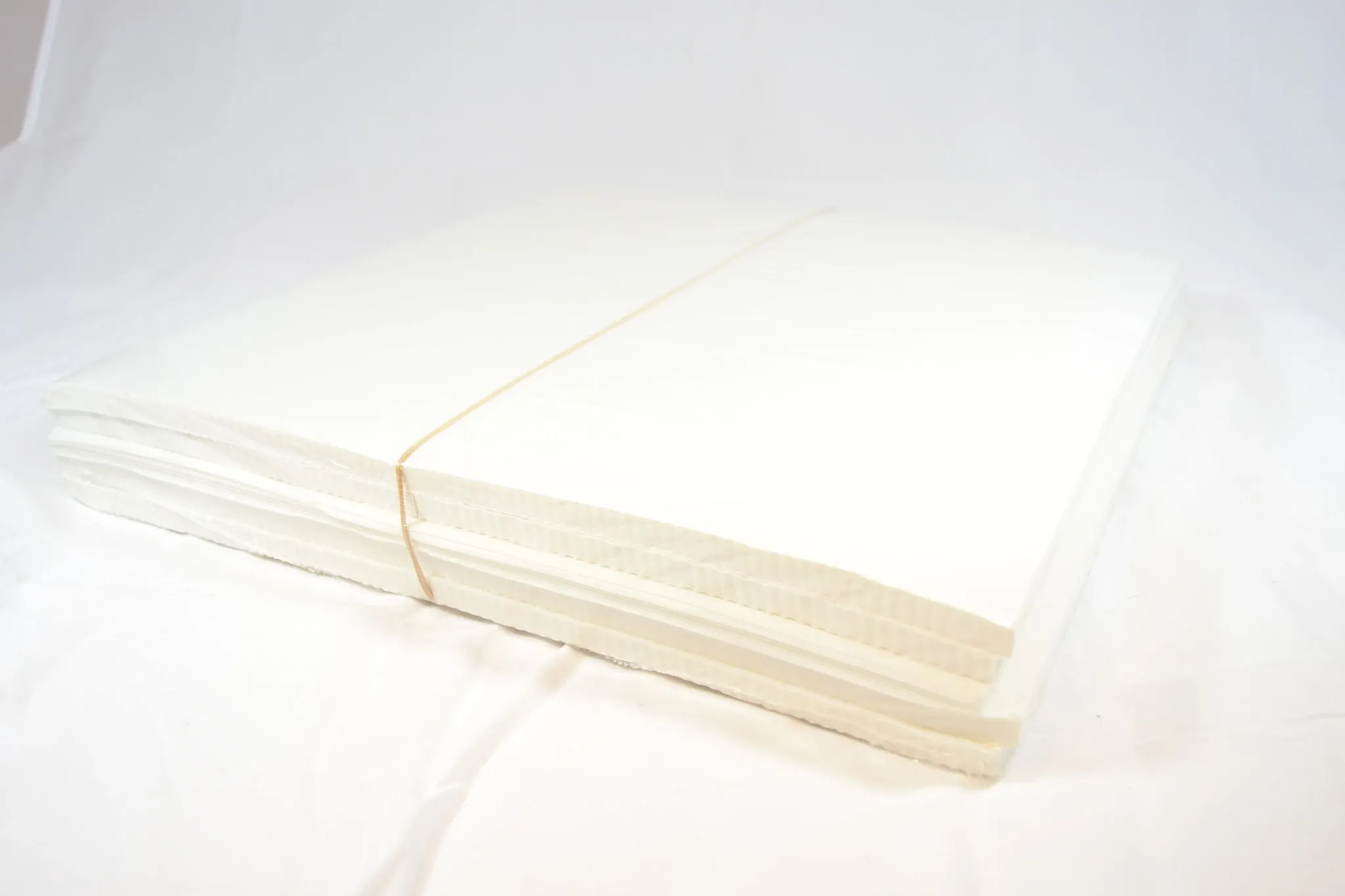 1.8 oz White Soft Tearaway 7.5" Square Sheets - 50pcs