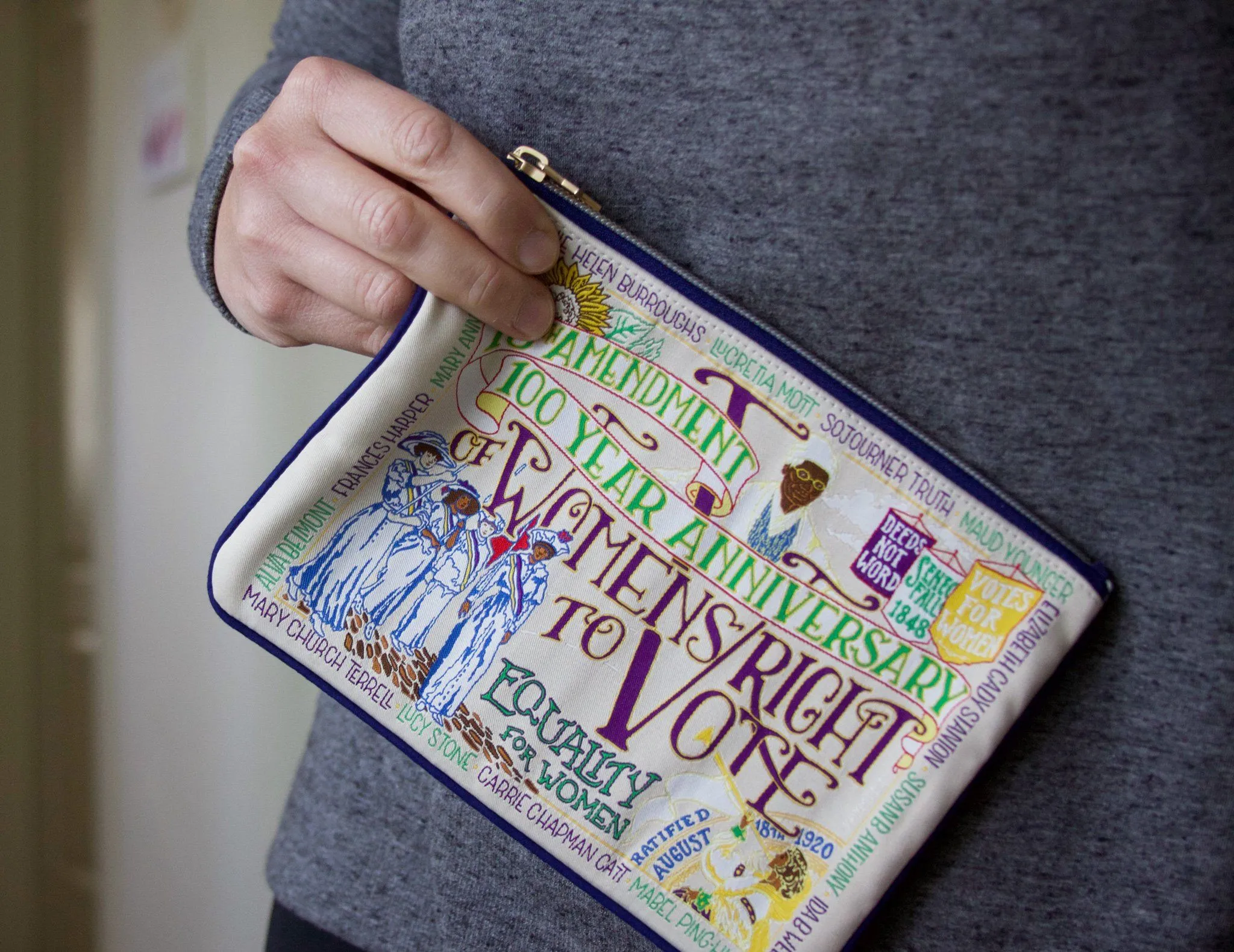 19th Amendment Zip Pouch