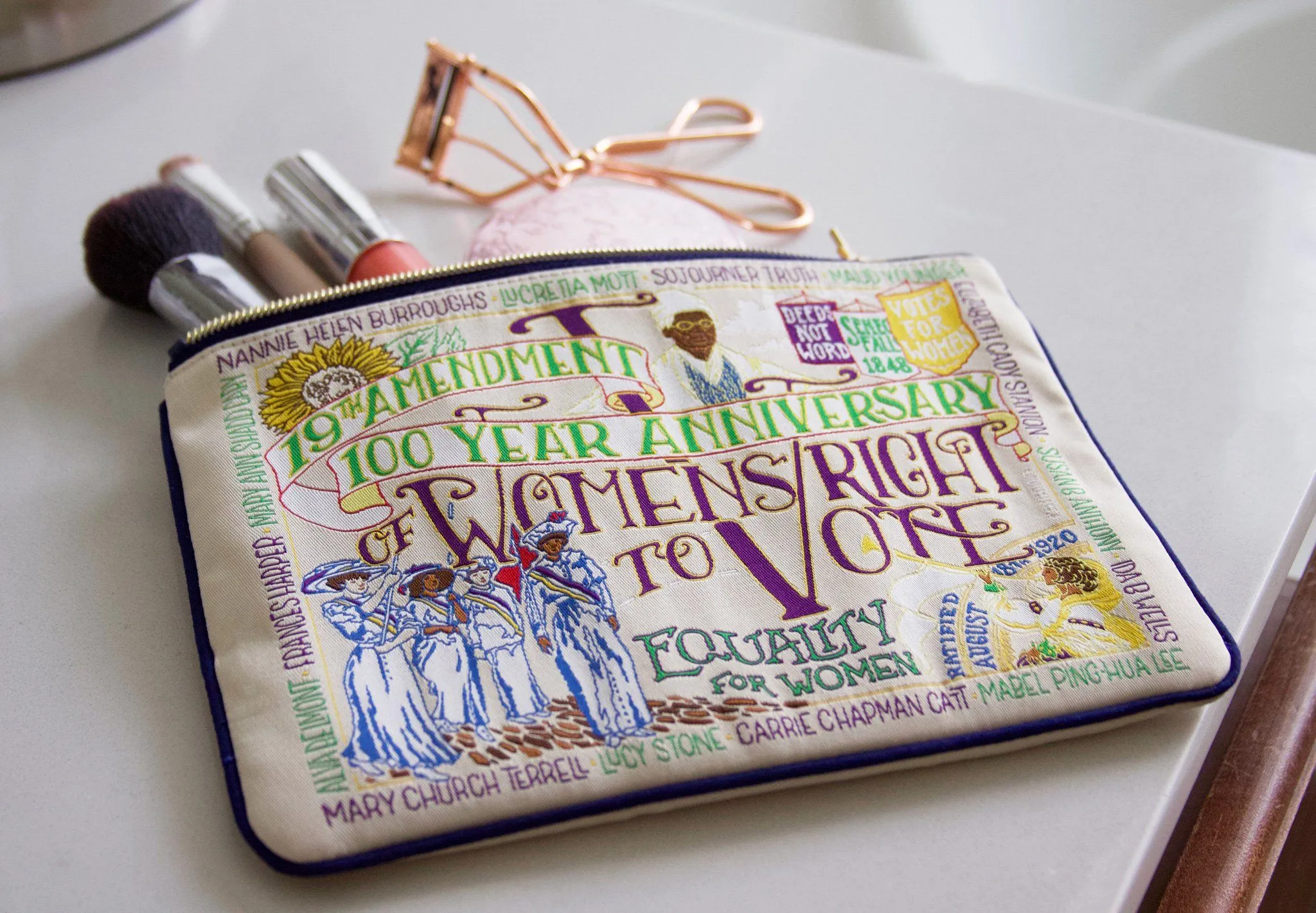 19th Amendment Zip Pouch