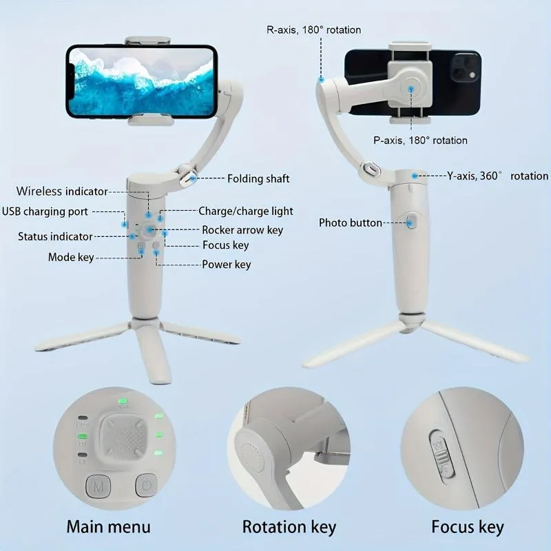 1pc 3-Axis Handheld Stabilizer Fast Type