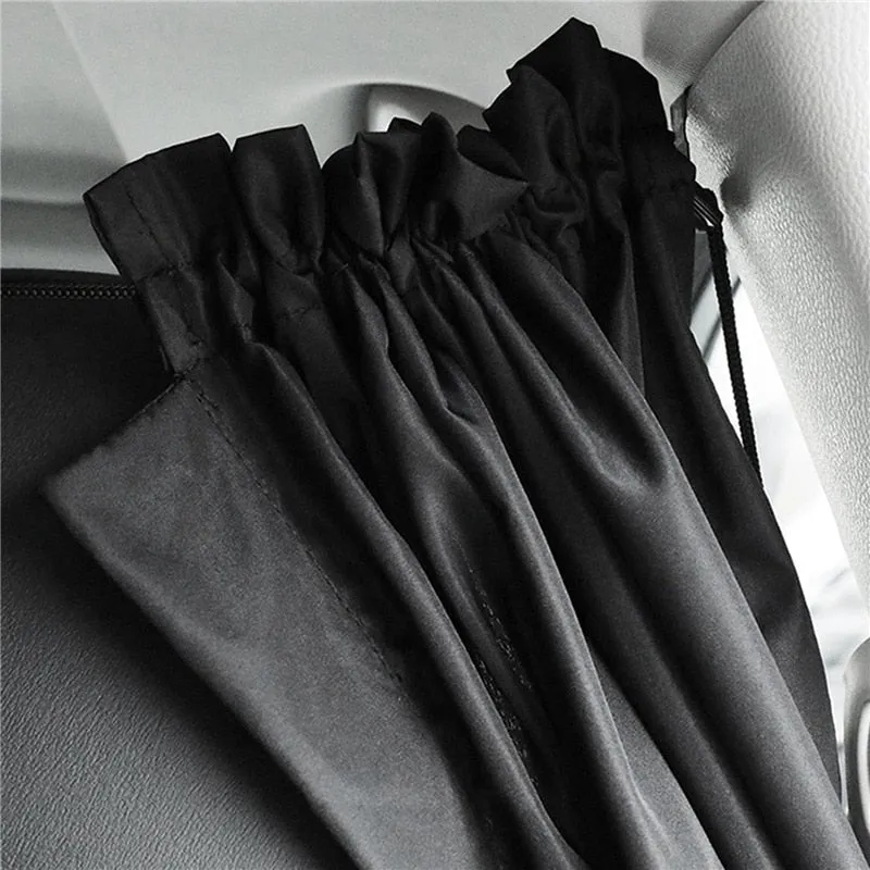 2Pcs Car Privacy Curtain