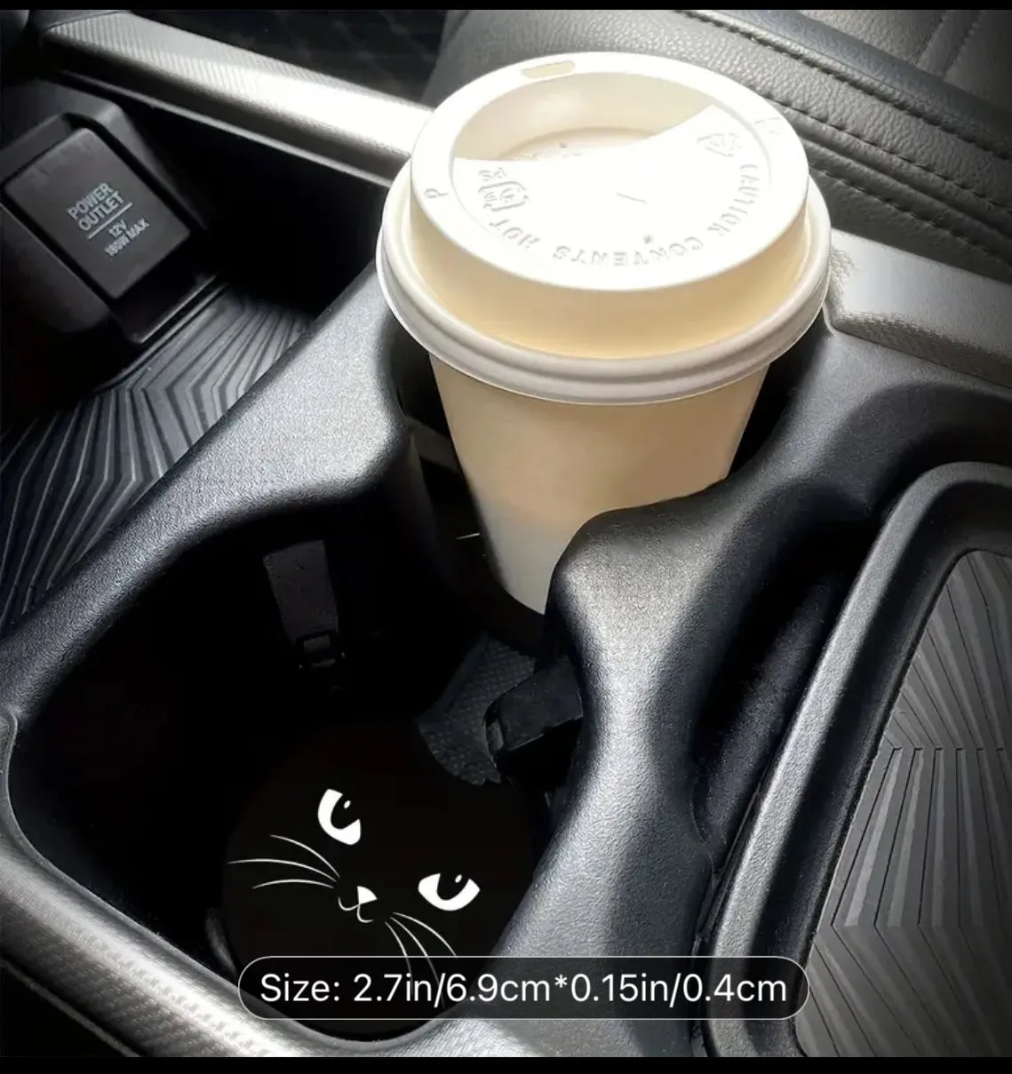 2pcs Coasters for your Car Cup Holder