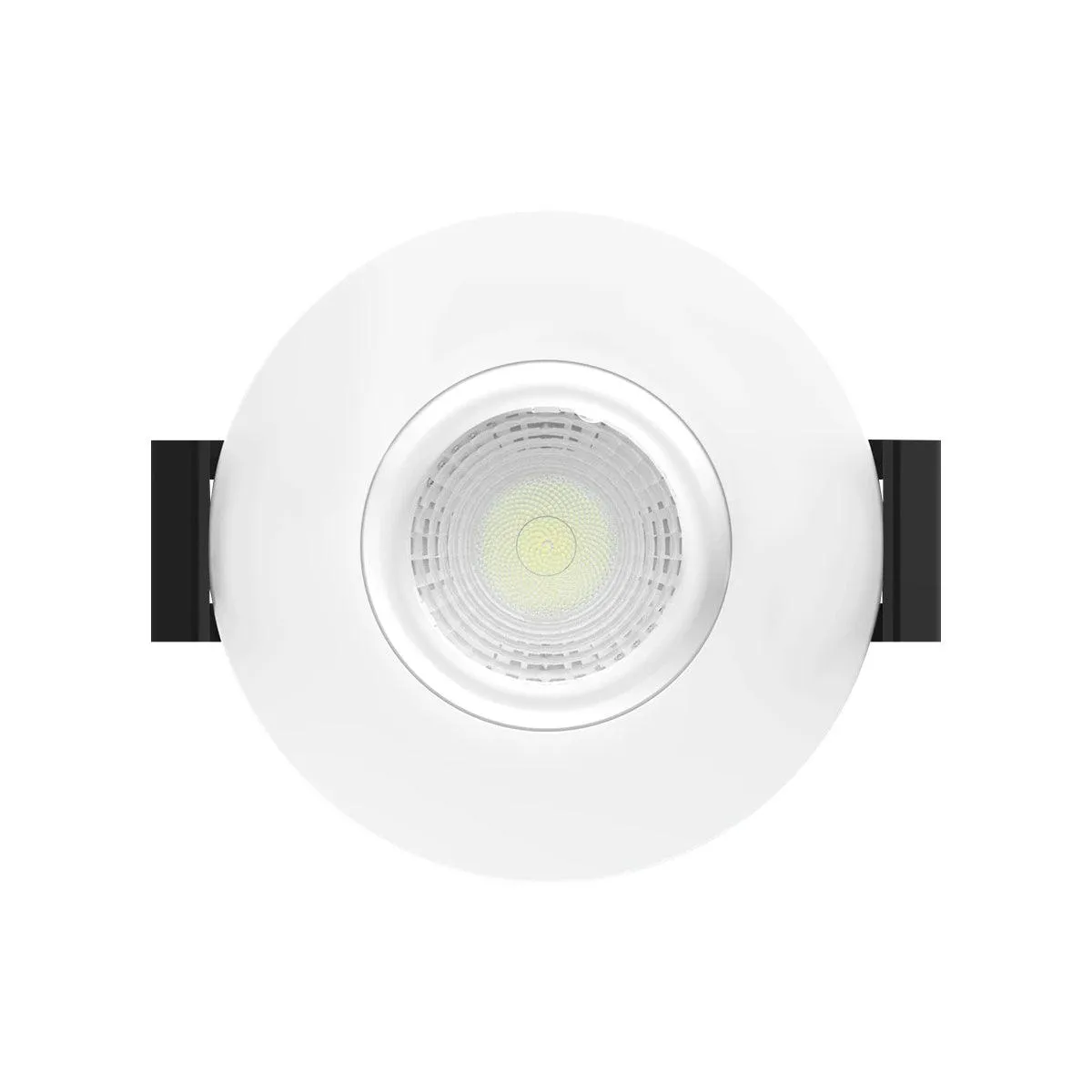 2" Gimbal Canless LED Downlight, 400lm, Selectable 2700K to 5000K, 38° Spot, Smooth Trim