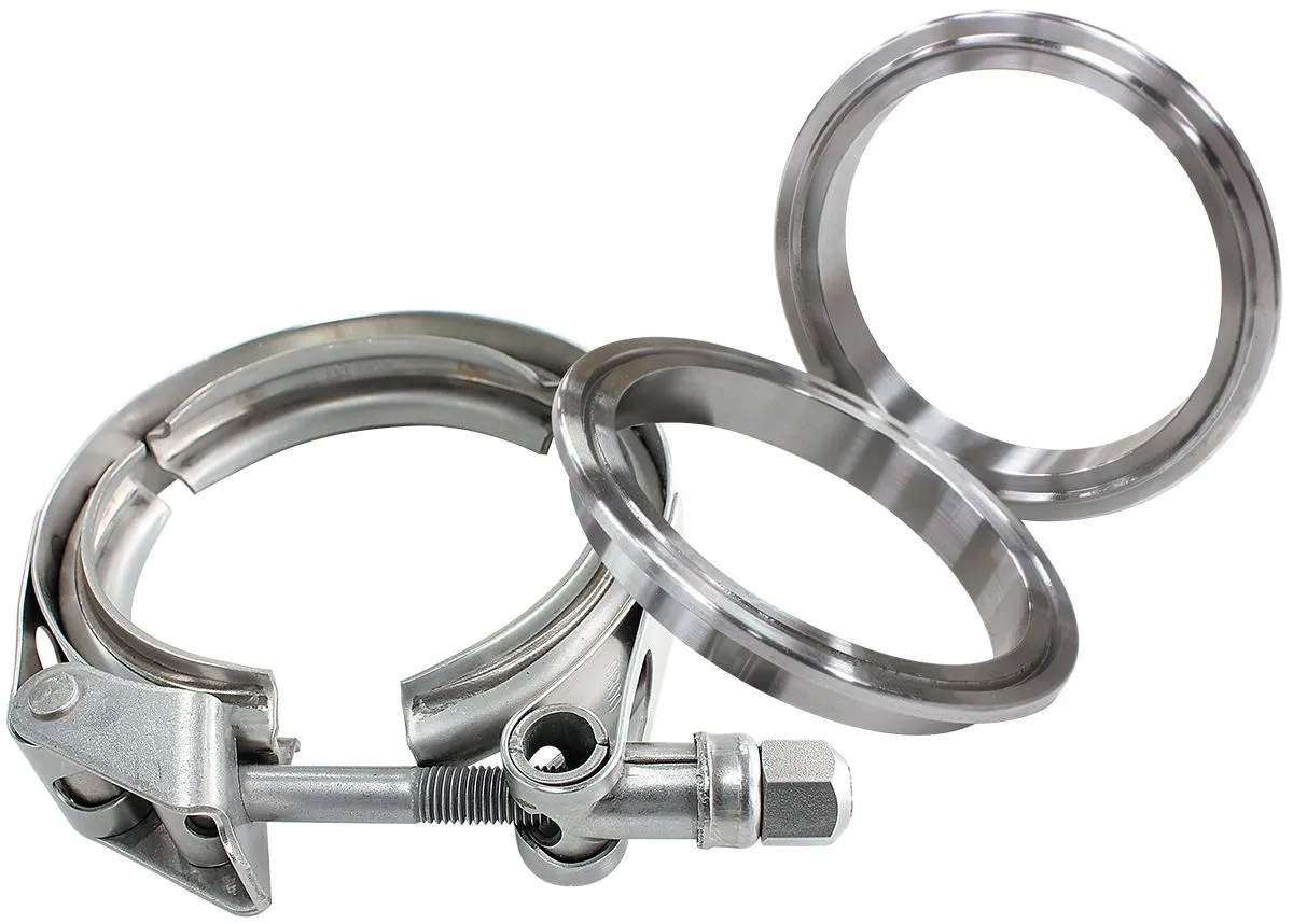 4-1/2" (114.3mm) V-Band Clamp Kit with Stainless Steel Weld Flanges AF92-4500SS