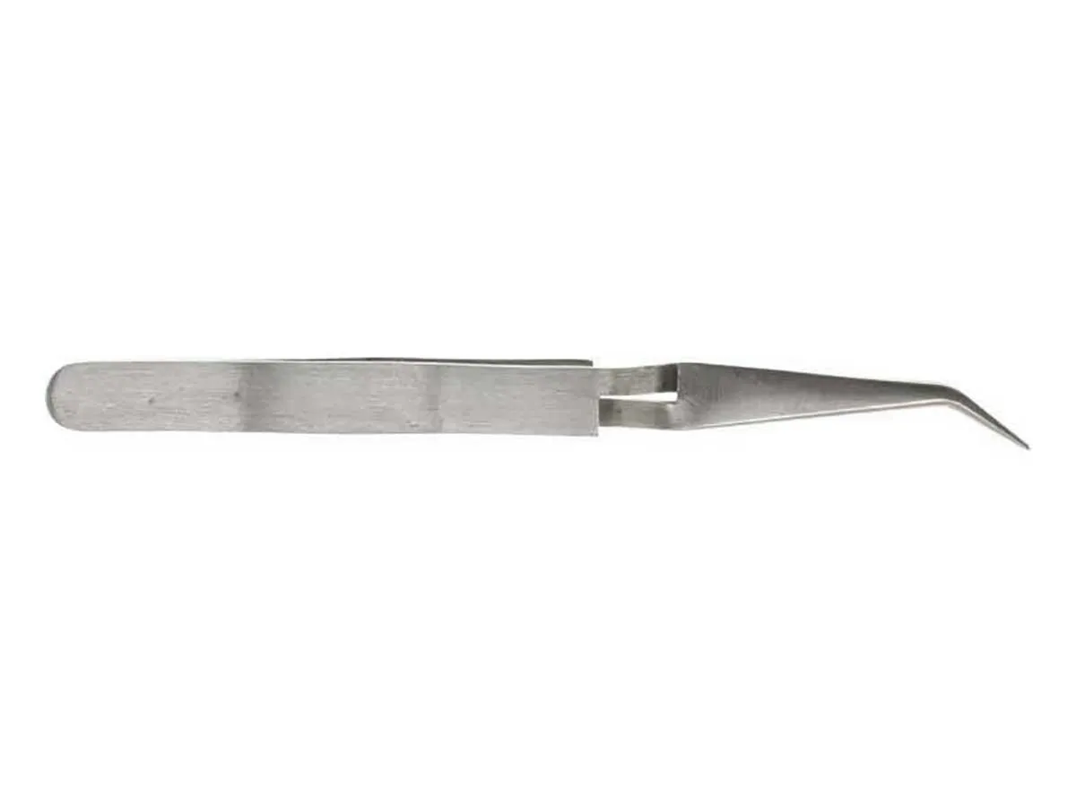 4.5 inch Curved Medium Clamp Tweezer