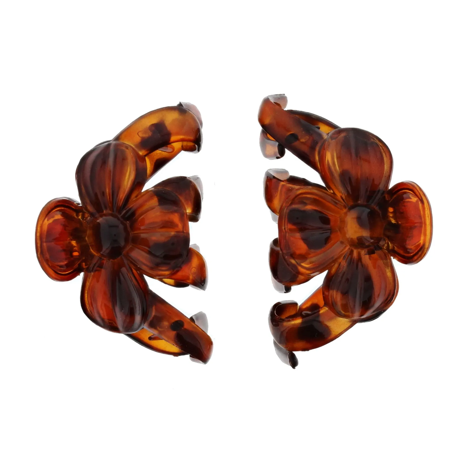 8cm Tortoiseshell Flower Clamps