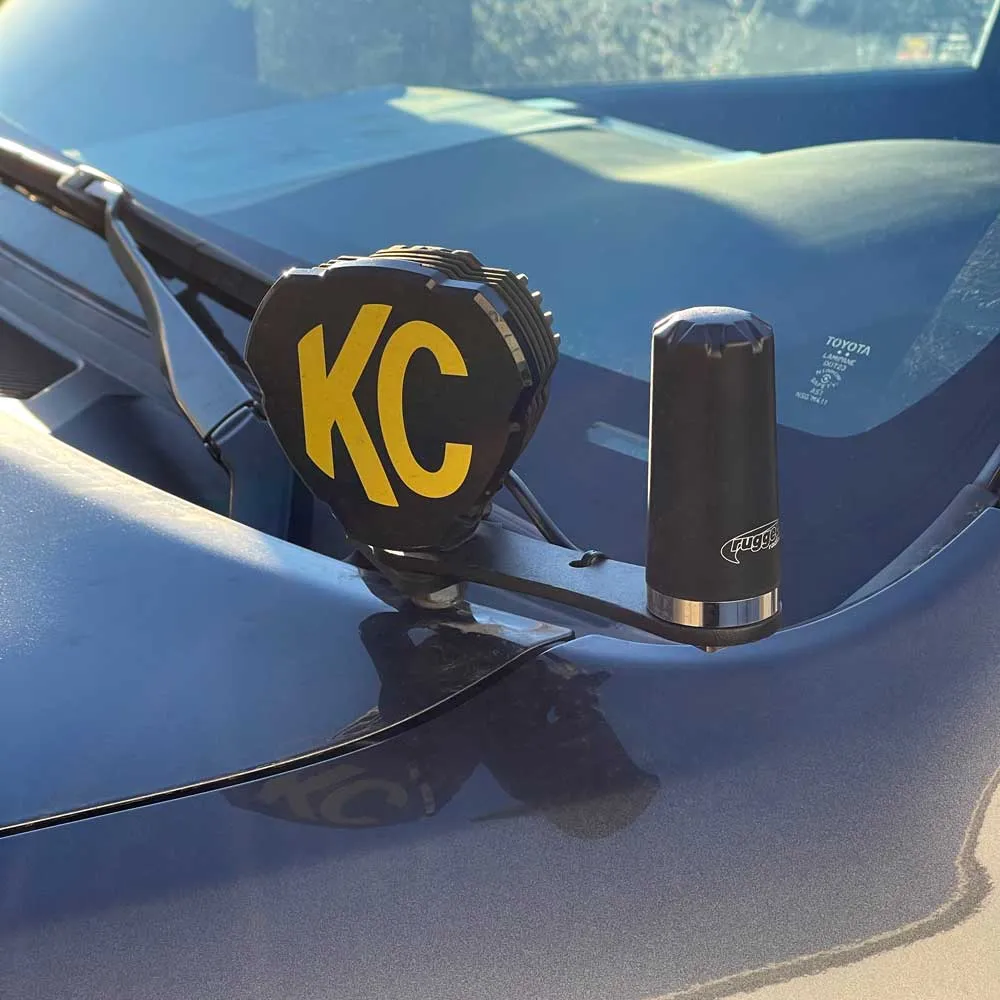 A Pillar Ditch Lights Antenna Adapter for Overlanding Adventure