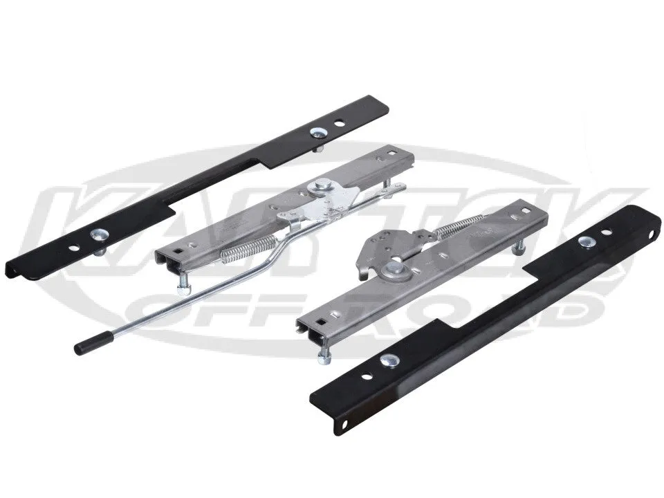 Adjustable Seat Slider Mounts With Angle Brackets For One Seat For Use With DDSEATMNTD Weld-On Mount