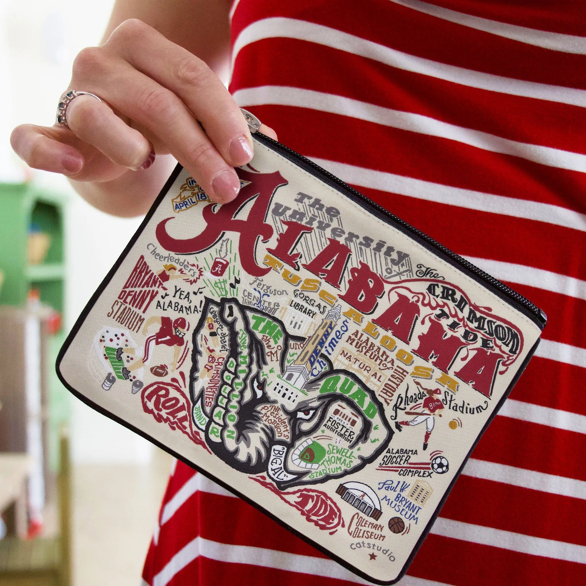 Alabama, University of Collegiate Zip Pouch