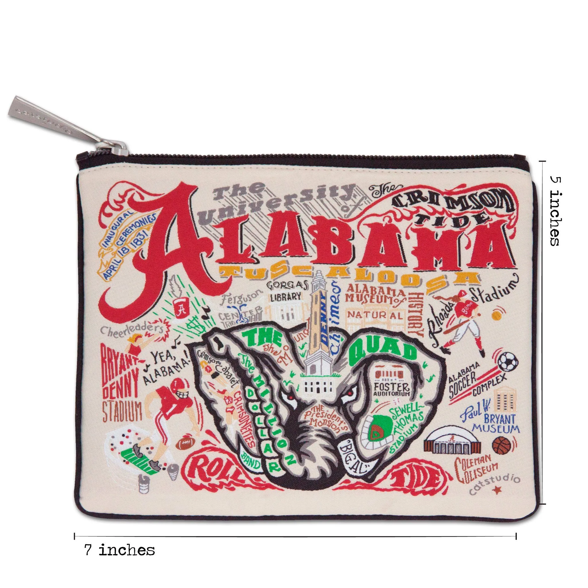 Alabama, University of Collegiate Zip Pouch