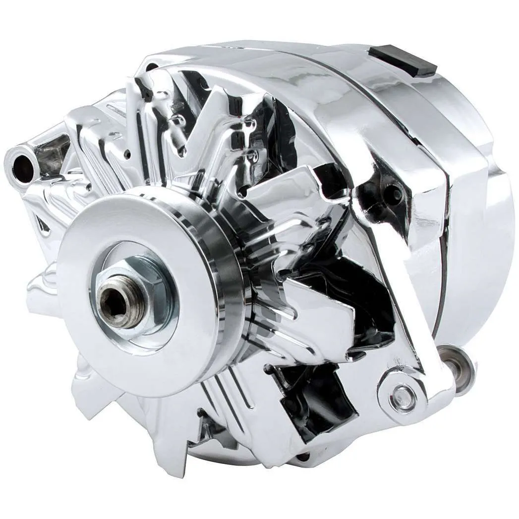 Allstar Performance GM Single Wire Chrome Alternator