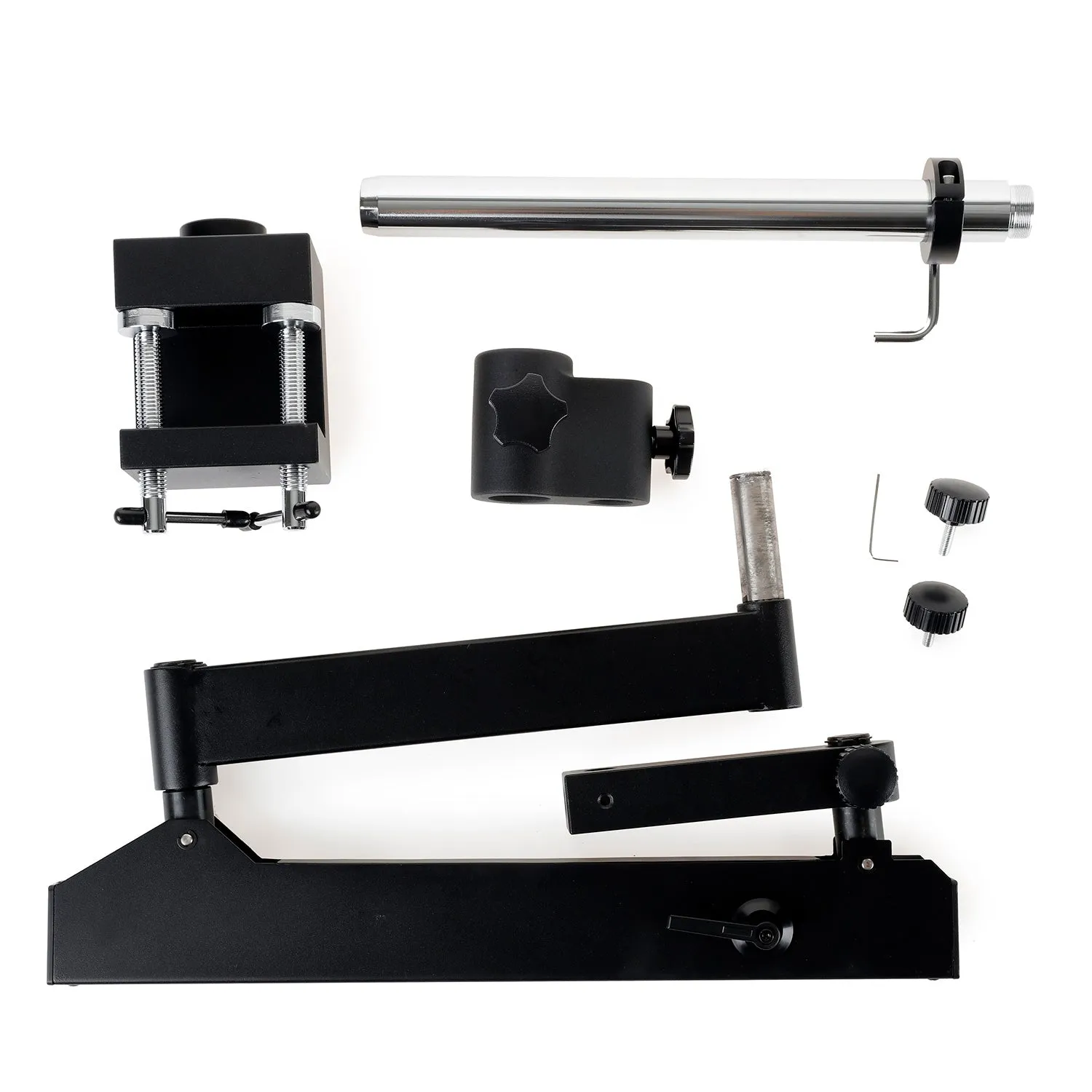 AmScope Articulating Stand with Post Clamp for Stereo Microscopes