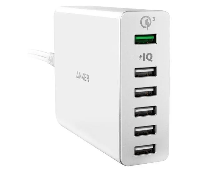 Anker PowerPort  6 Ports 60W With Quick Charge 3.0 Charging Station