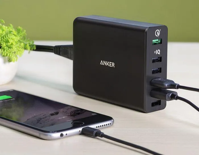 Anker PowerPort  6 Ports 60W With Quick Charge 3.0 Charging Station