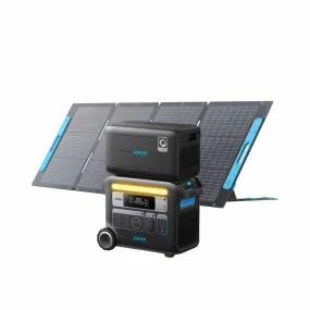 Anker Solar Generator 767 - PowerHouse 2048Wh with 200W Solar Panel and Expansion Battery