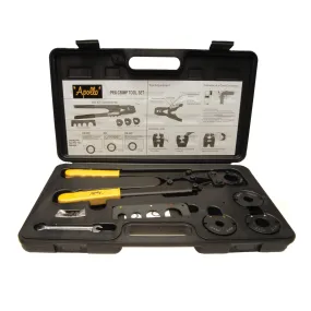 Apollo Valves 69PTKH0015K Multi-Head Crimp Tool Kit, 3/8 to 1 in Crimping