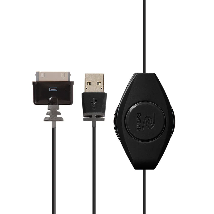 Apple 30-pin Cable | Retractable 30-pin Cable | Charge & Sync