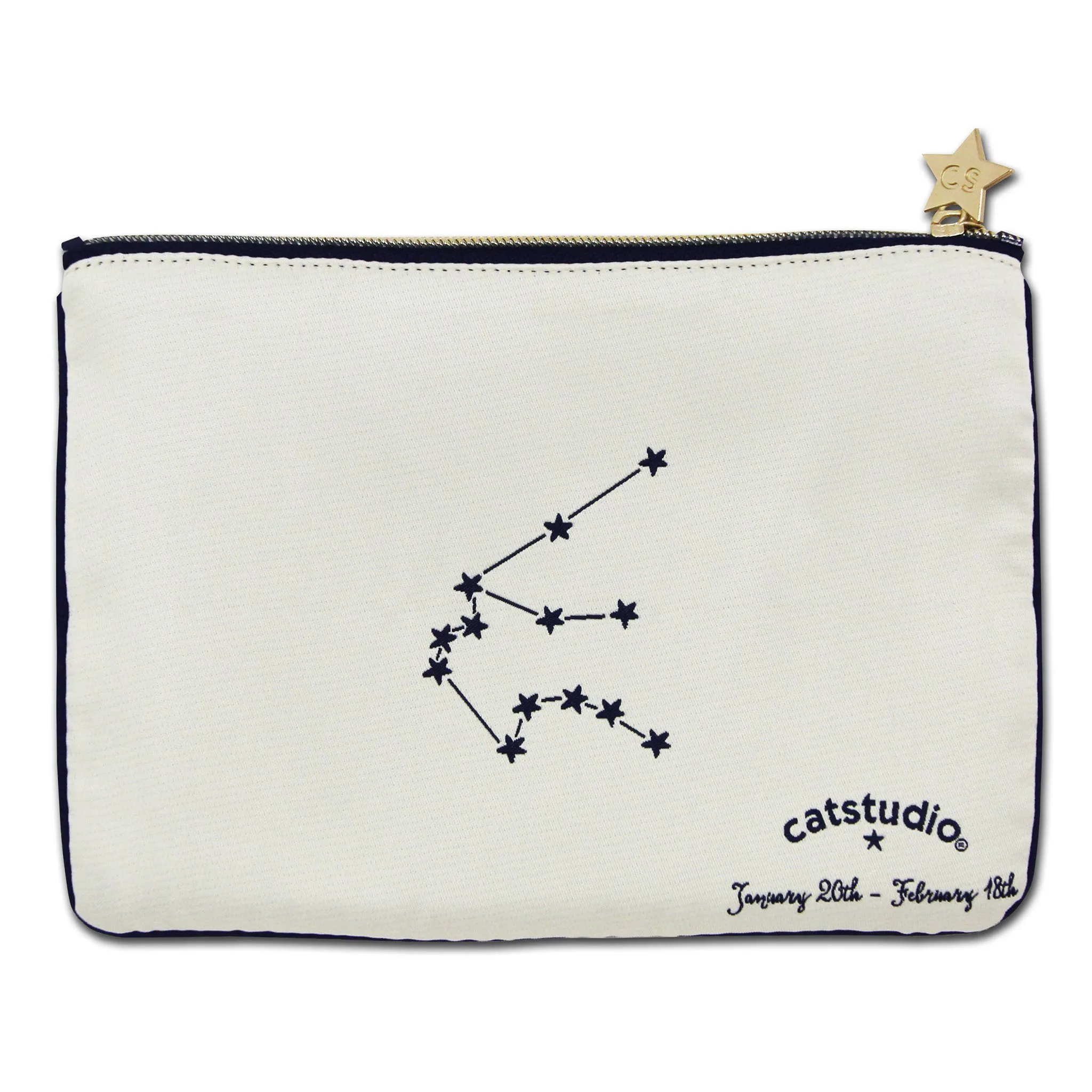 Aquarius Astrology Zip Pouch