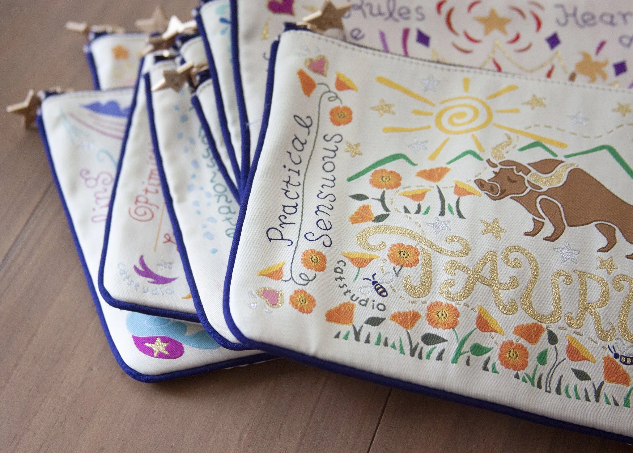 Aquarius Astrology Zip Pouch