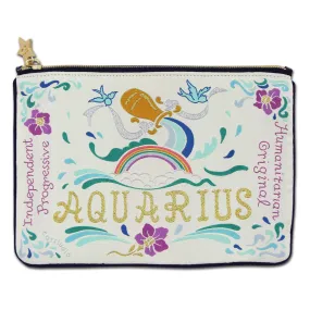 Aquarius Astrology Zip Pouch