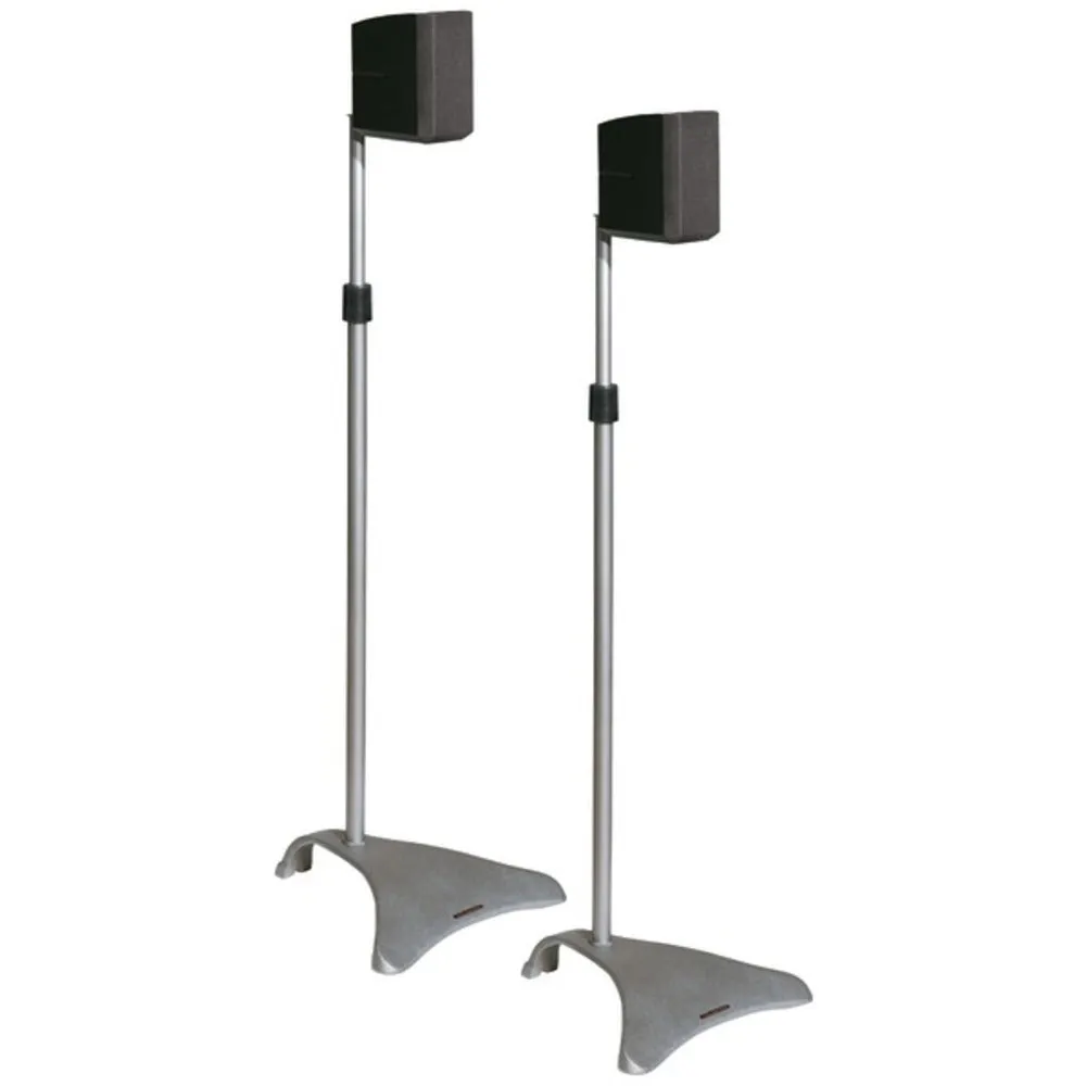 Atlantic SPSCUR47 Satellite Speaker Stands, 2 Pack