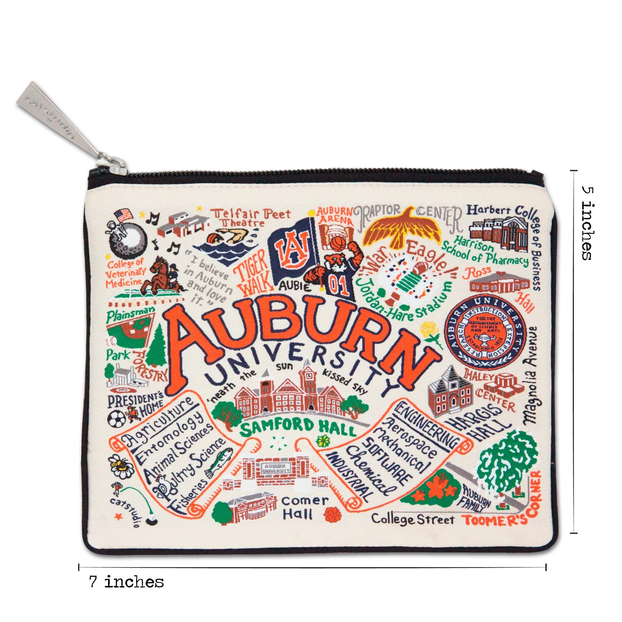 Auburn University Collegiate Zip Pouch