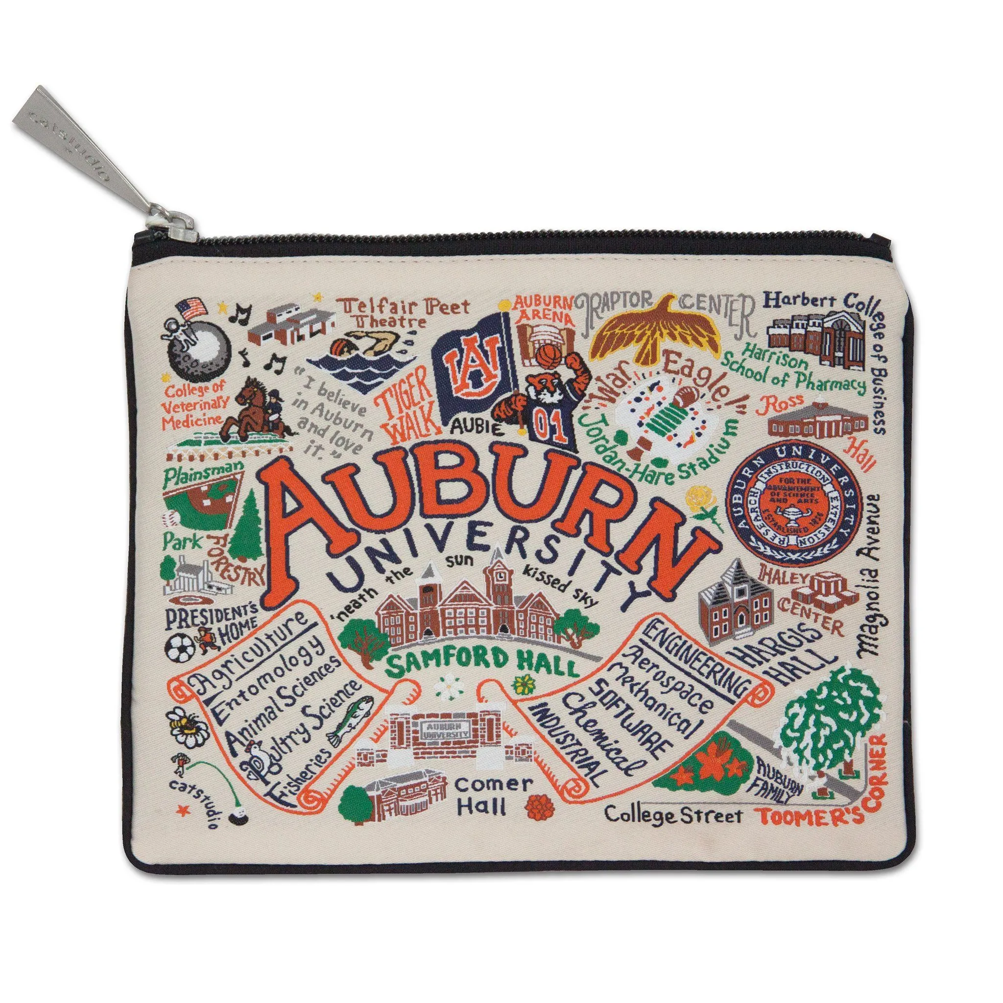 Auburn University Collegiate Zip Pouch