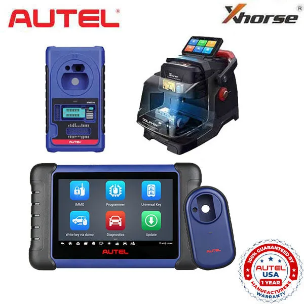 Autel IM508S with XP400 PRO & Xhorse Dolphin 2 XP-005L - Key Cutting and Programming Bundle (Autel USA)