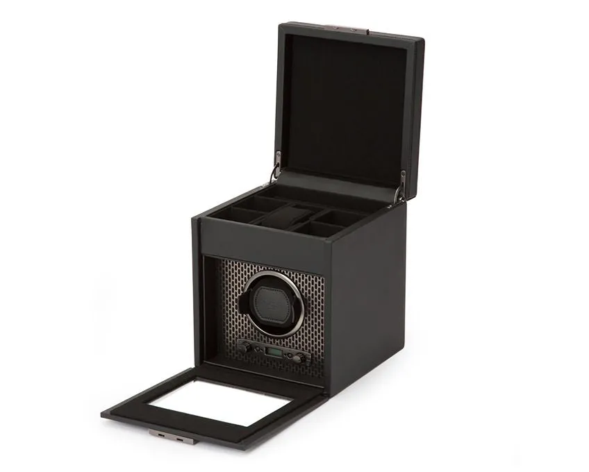 Axis Single Watch Winder With Storage (Powder Coat)