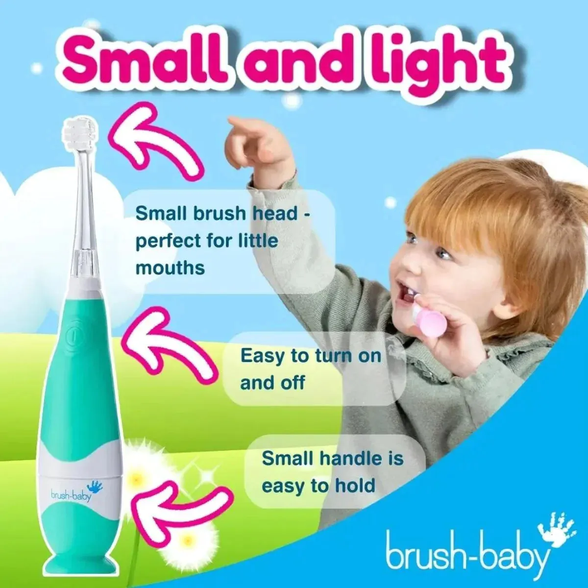 BabySonic® Toddler First Electric Toothbrush Gift Set