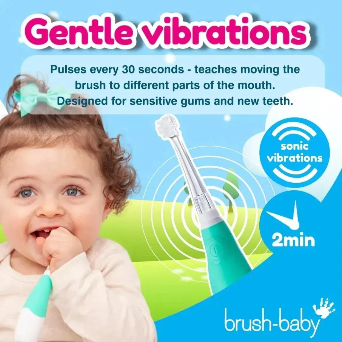 BabySonic® Toddler First Electric Toothbrush Gift Set