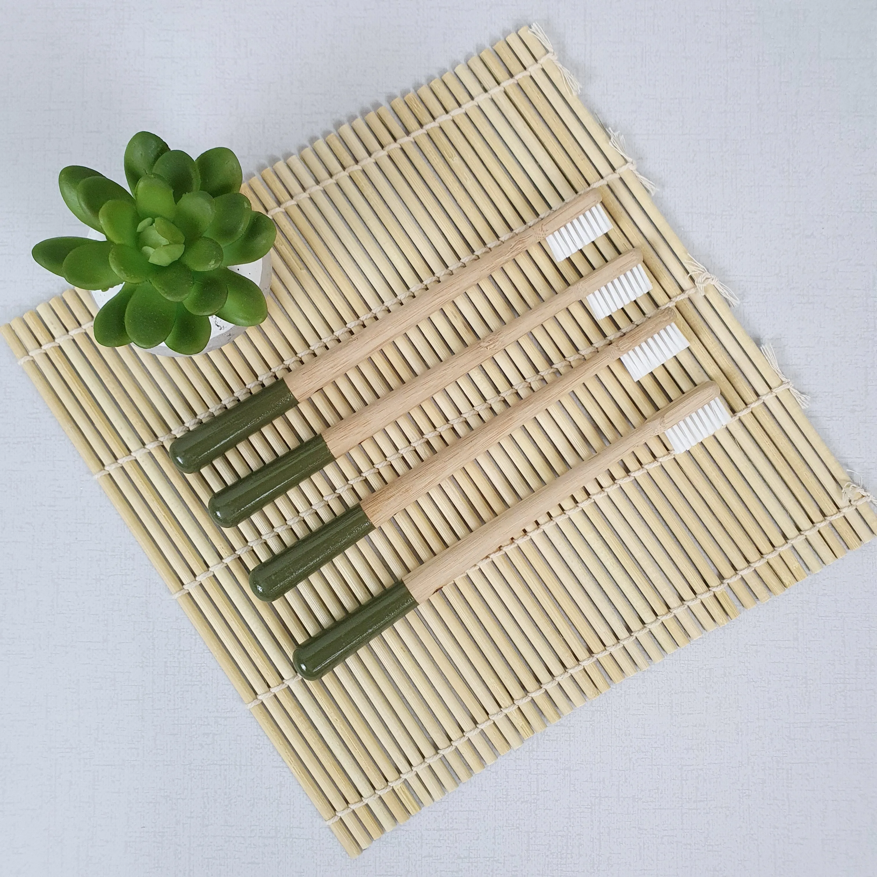 Bamboo Toothbrush - Set of 4 Family Pack