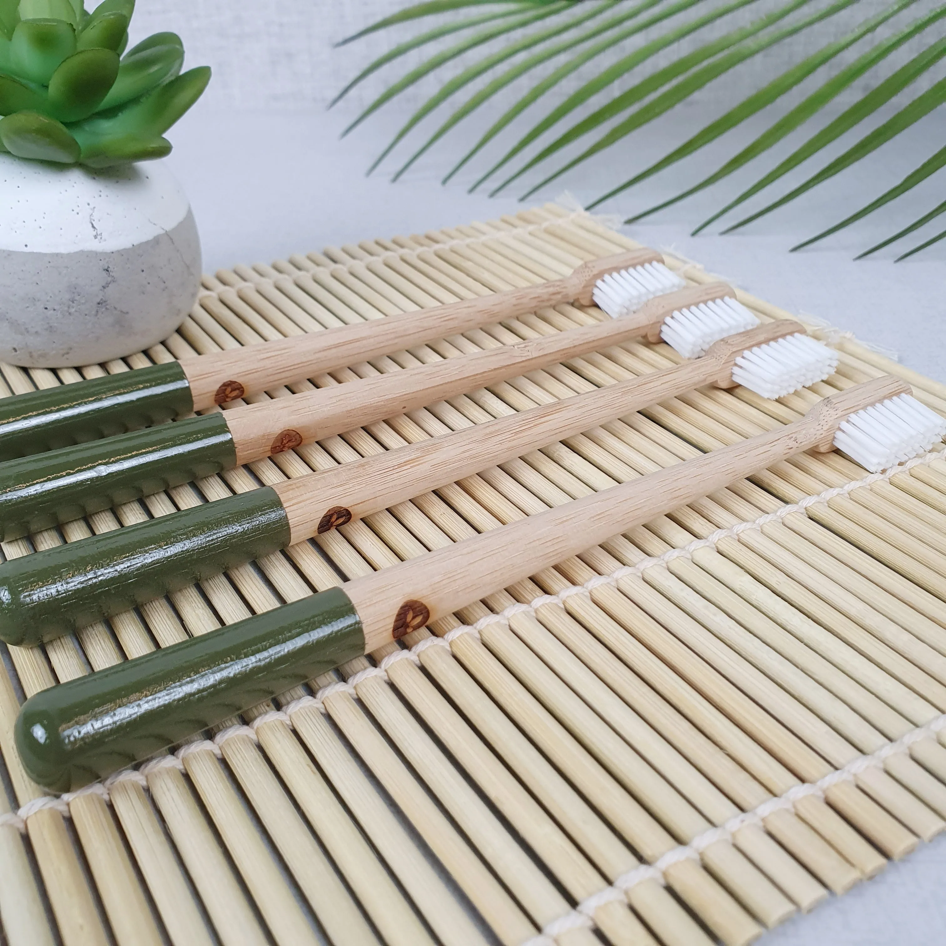 Bamboo Toothbrush - Set of 4 Family Pack