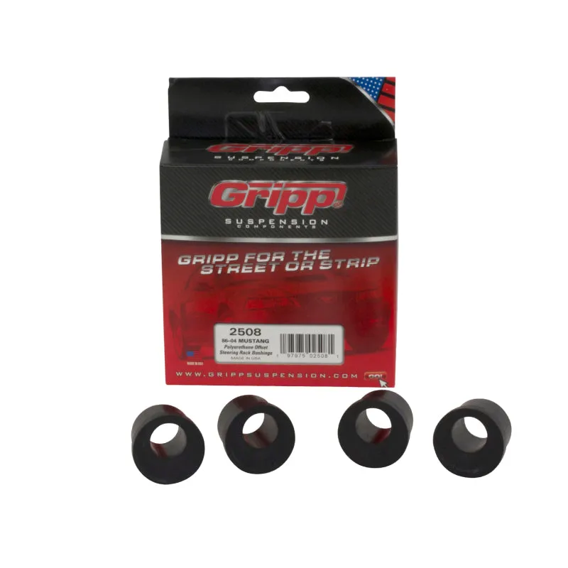 BBK Performance Offset Rack and Pinion Bushing - Polyurethane - Black - Ford Mustang 1986-2004 - (Set of 4)