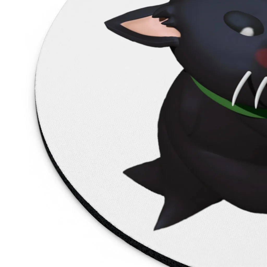 Black Kitty Mouse Pad