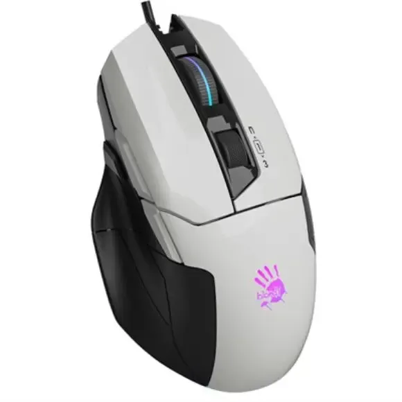 Bloody W70 Max RGB Gaming Mouse | Panda White