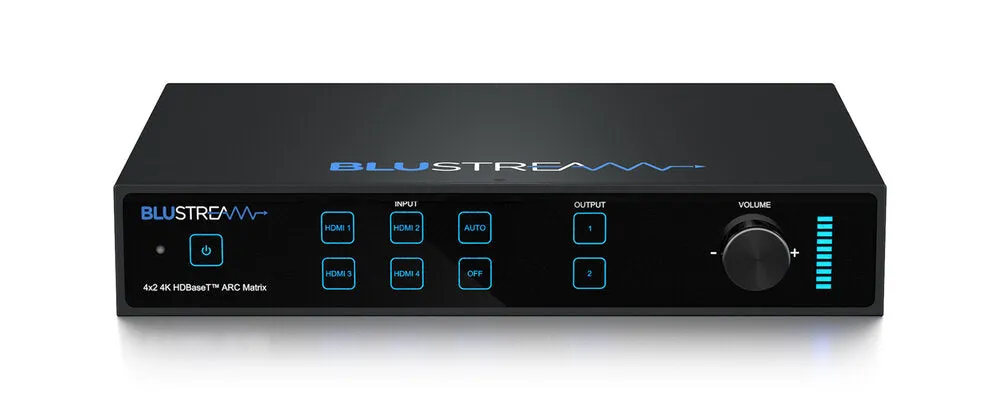 Blustream HMXL42ARC-KIT 4x2 4KHDMI/HDBT Matrix - 70m