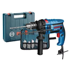 Bosch GSB 13 RE Impact Drill (WRAP) with 100 pcs Accessories 1/2" (13mm) 650W