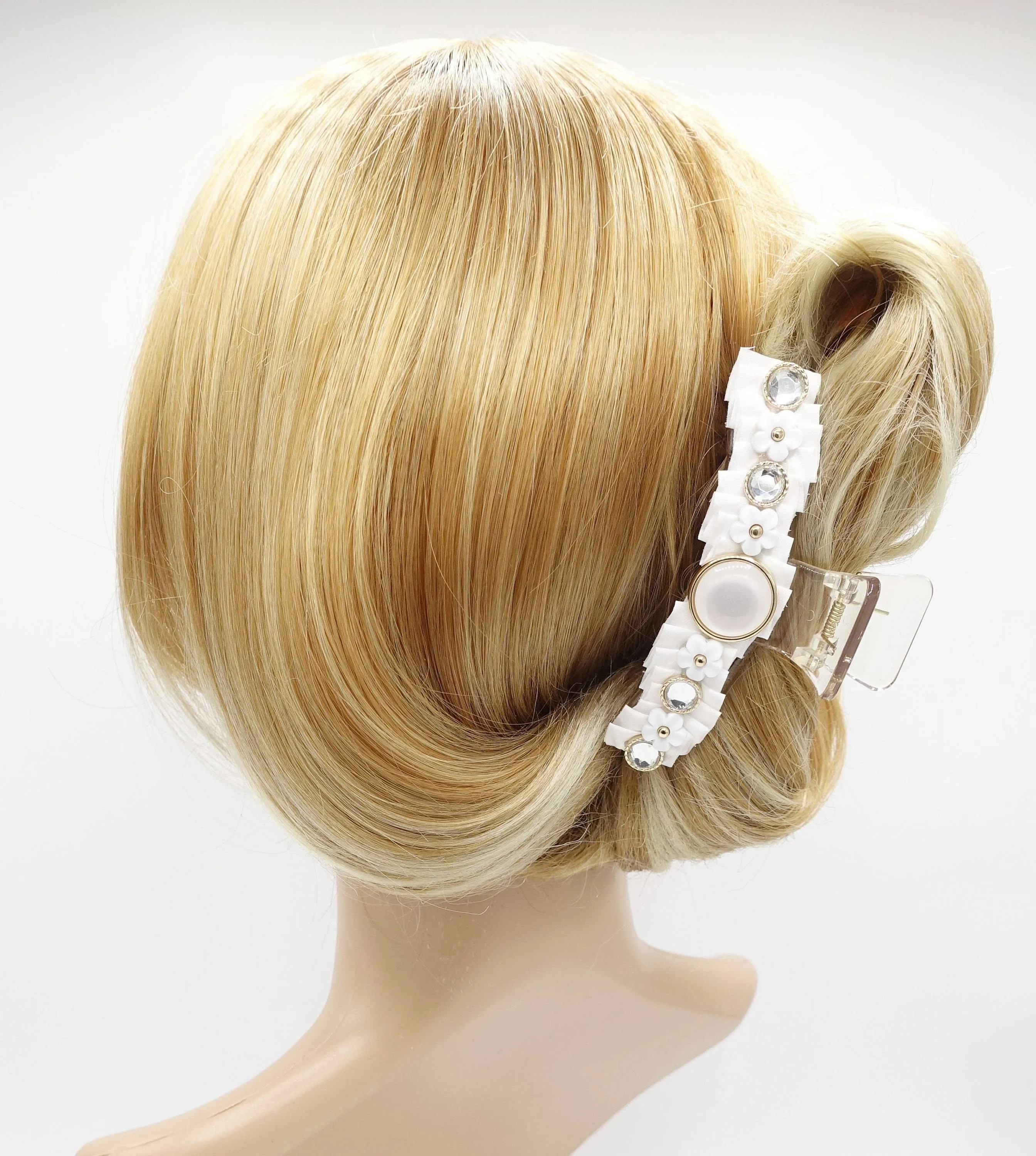 bridal hair claw updo hair clamp for women