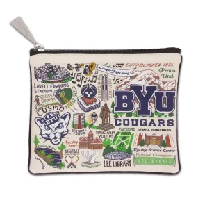 Brigham Young University (BYU) Collegiate Zip Pouch