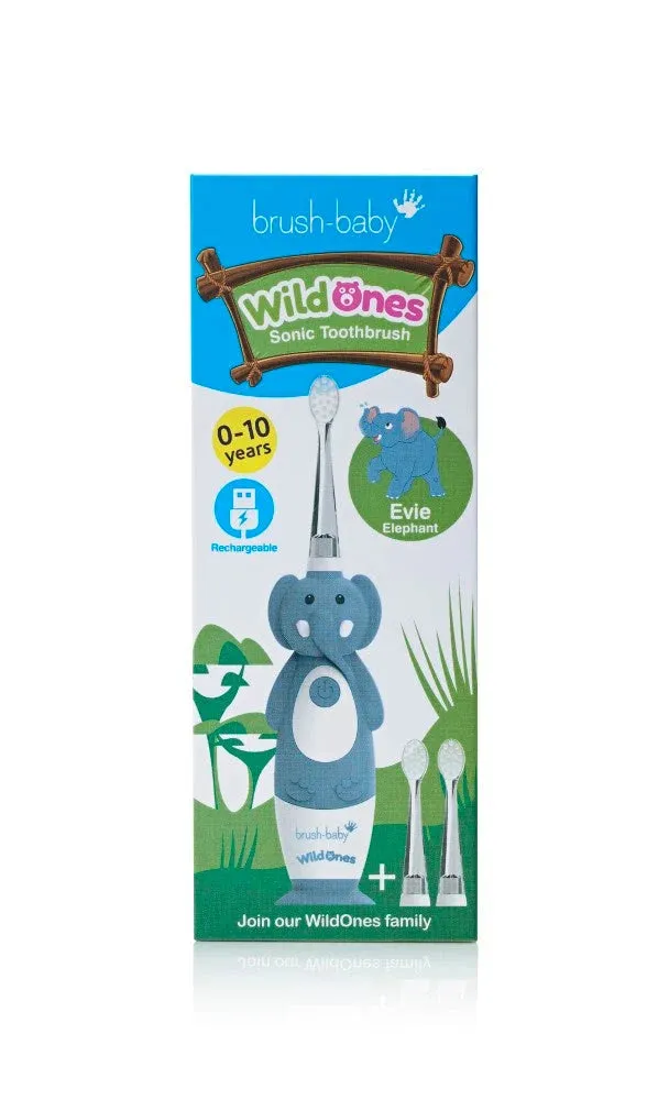 Brush Baby WildOnes Elephant Rechargeable Toothbrush