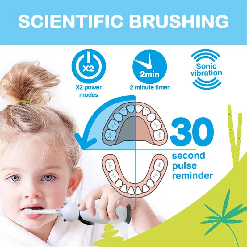 Brush-baby WildOnes Panda RechargeableSonic ElectricToothbrush 0-10yrs