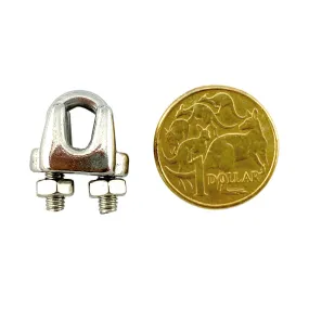 Cable Clamp - Stainless Steel - 4mm