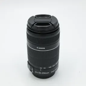 Canon EF-S 55-250mm f/4-5.6 IS STM Lens *USED*