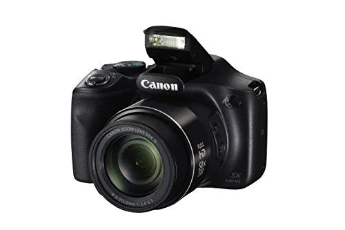 Canon PowerShot SX540 Digital Camera w/ 50x Optical Zoom - Wi-Fi & NFC Enabled (Black), 1 - 1067C001