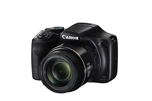 Canon PowerShot SX540 Digital Camera w/ 50x Optical Zoom - Wi-Fi & NFC Enabled (Black), 1 - 1067C001