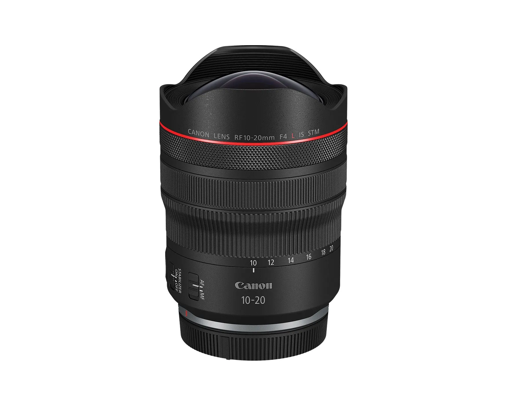 Canon RF 10-20mm f/4L IS STM, Filter via rear slot