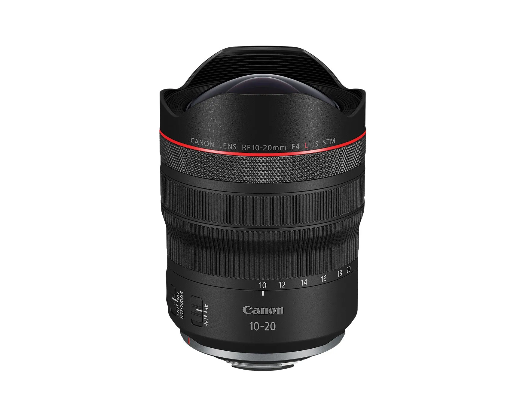 Canon RF 10-20mm f/4L IS STM, Filter via rear slot